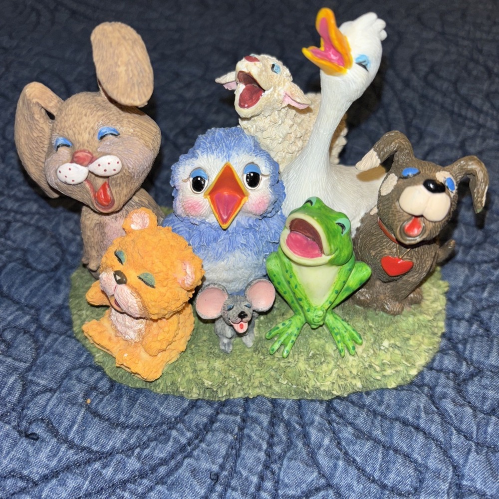 1998 Sonshine Promises Chorus of Life Brings Us All Together Animals Figurine
